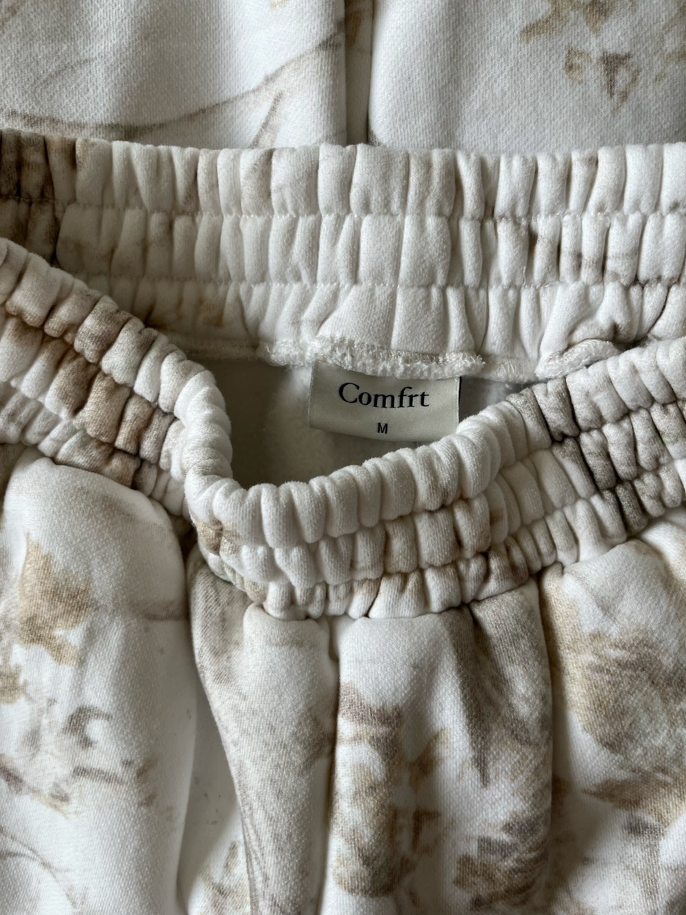 Comfrt Signature Sweatpants - White Camo - Size M - Picture 3 of 3